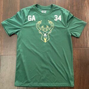 NBA Ultra Game Milwauke Bucks Giannis Antetokounmpo M Jersey Shirt